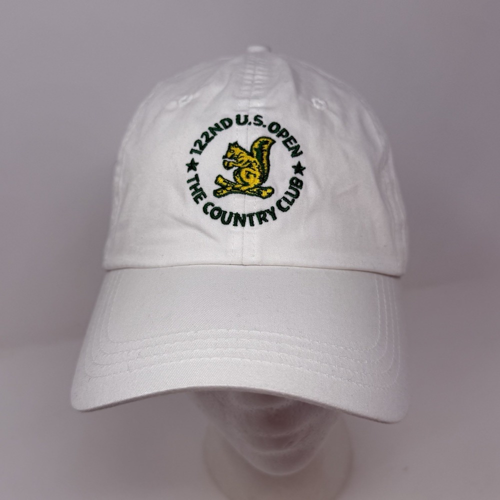 US Open The Country Club Hat Cap Ahead Lightweight USGA White 122nd One Size